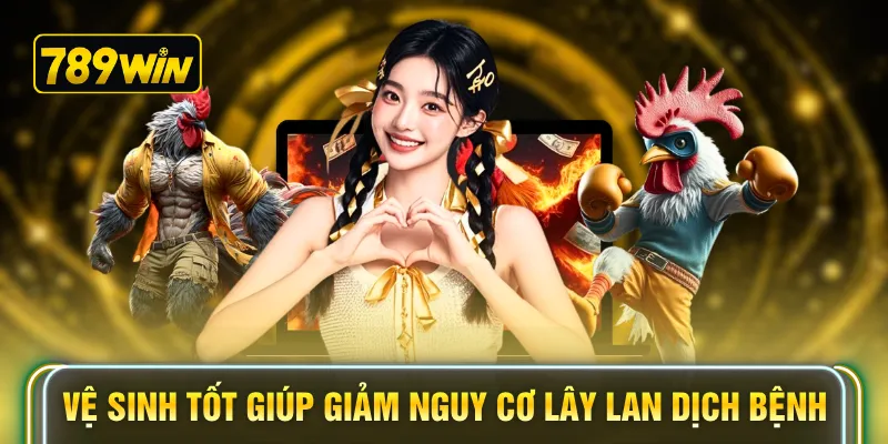 Vệ sinh tốt giúp giảm nguy cơ lây lan dịch bệnh